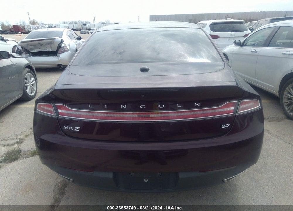 2013 LINCOLN MKZ VIN: 3LN6L2GK7DR801336