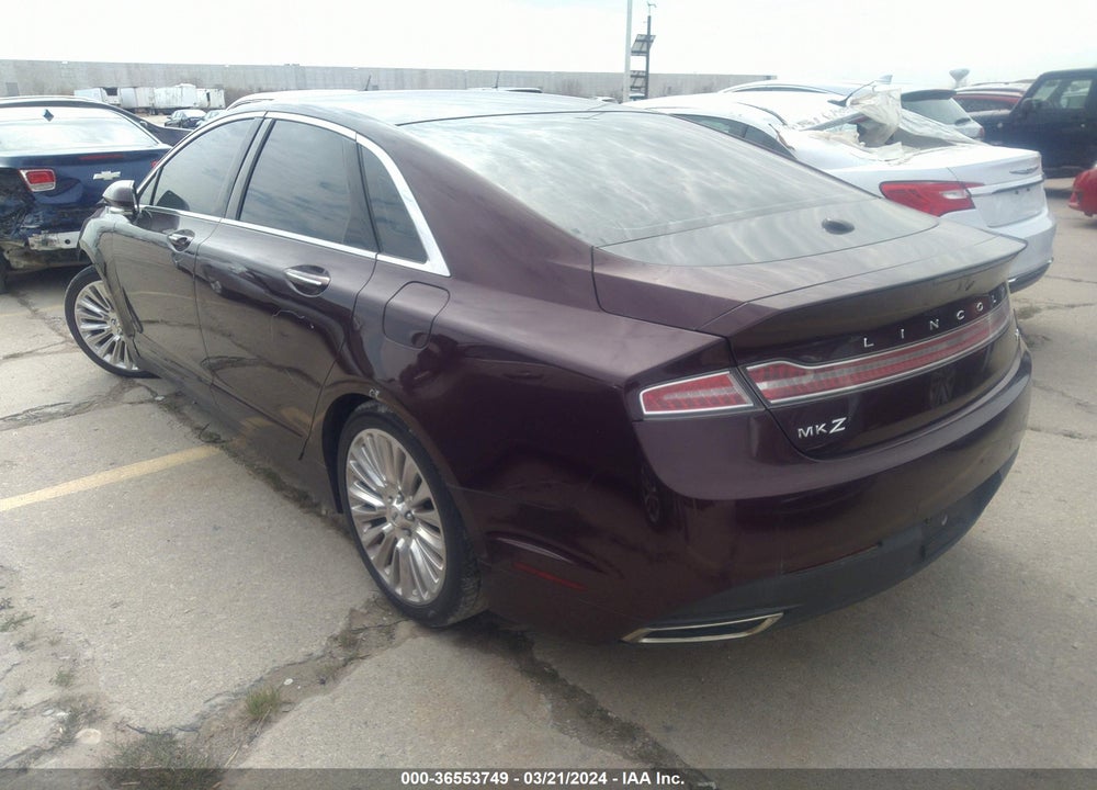 2013 LINCOLN MKZ VIN: 3LN6L2GK7DR801336