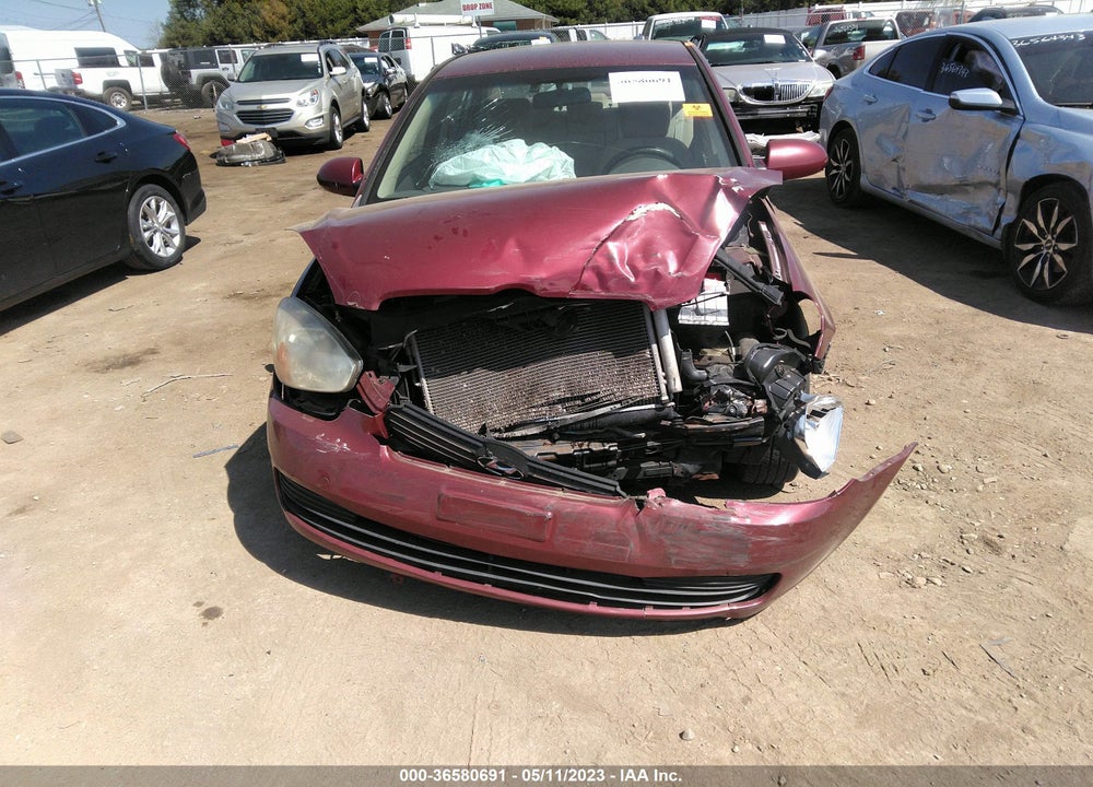 2007 HYUNDAI ACCENT GLS VIN: KMHCN46C57U102884