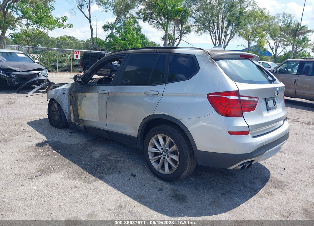 2015 BMW X3 XDRIVE28I VIN: 5UXWX9C50F0D48005