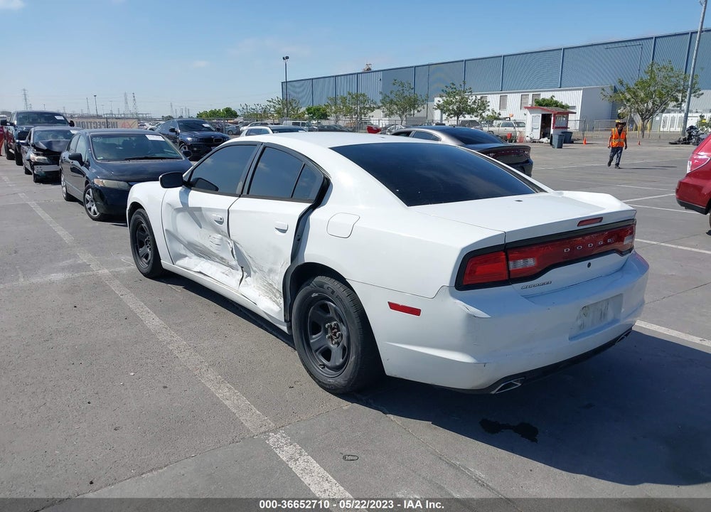 2012 DODGE CHARGER POLICE VIN: 2C3CDXAG0CH275992