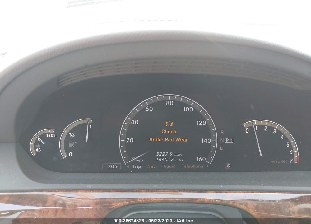 2008 MERCEDES-BENZ S 550 VIN: WDDNG71X88A208743