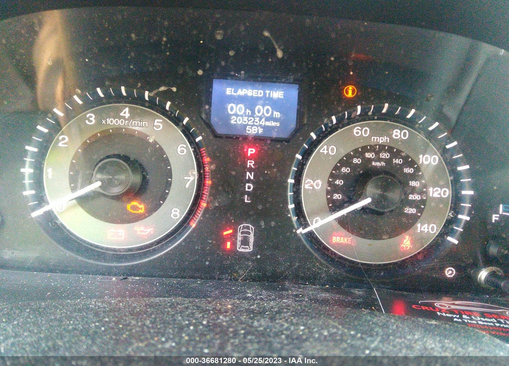 2011 HONDA ODYSSEY TOURING/TOURING ELITE VIN: 5FNRL5H95BB012762