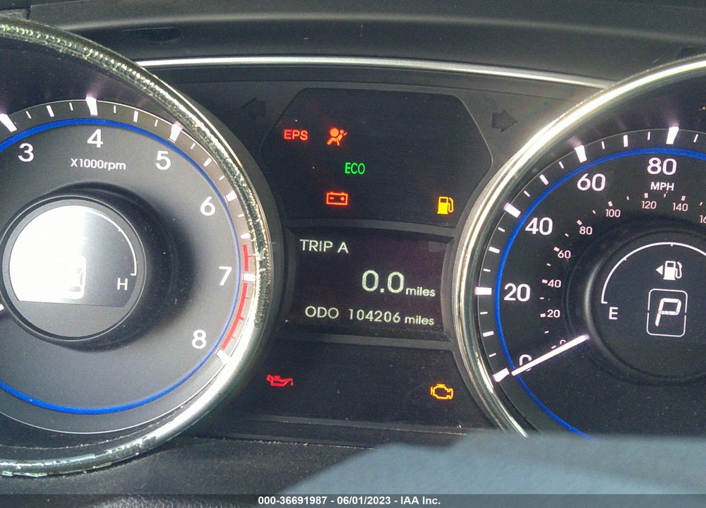 2011 HYUNDAI SONATA GLS VIN: 5NPEB4ACXBH210790