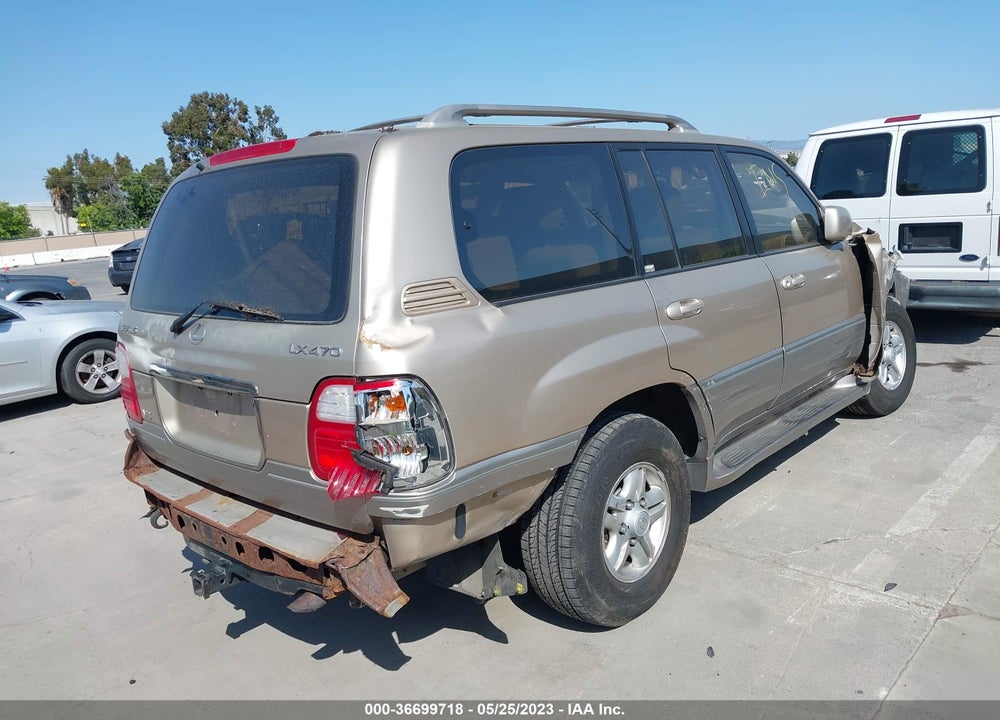 1999 LEXUS LX 470 VIN: JT6HT00WXX0029036