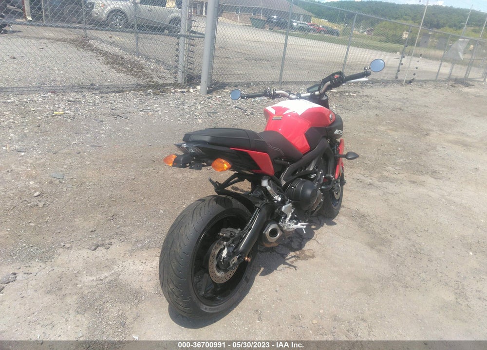 2018 YAMAHA MT09 VIN: JYARN53E3JA003737