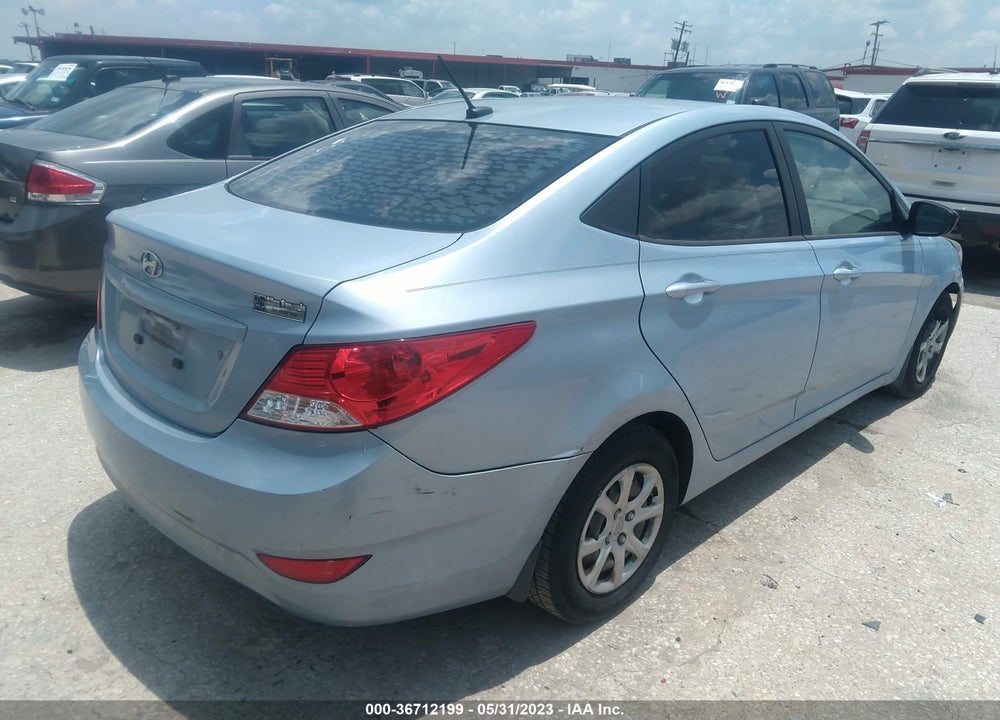 2013 HYUNDAI ACCENT GLS VIN: KMHCT4AE1DU318466