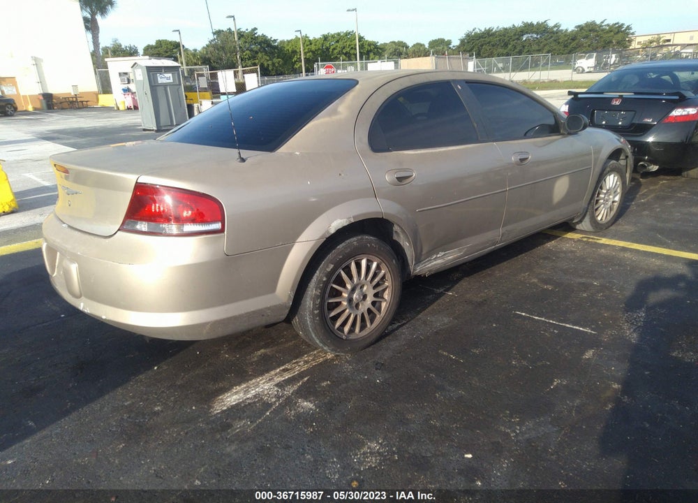 2004 CHRYSLER SEBRING LXI VIN: 1C3EL56R64N264787