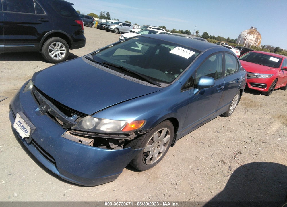2008 HONDA CIVIC LX VIN: 1HGFA16598L104692