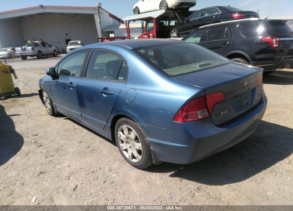 2008 HONDA CIVIC LX VIN: 1HGFA16598L104692