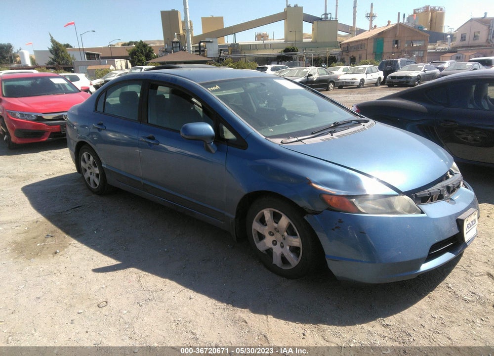 2008 HONDA CIVIC LX VIN: 1HGFA16598L104692