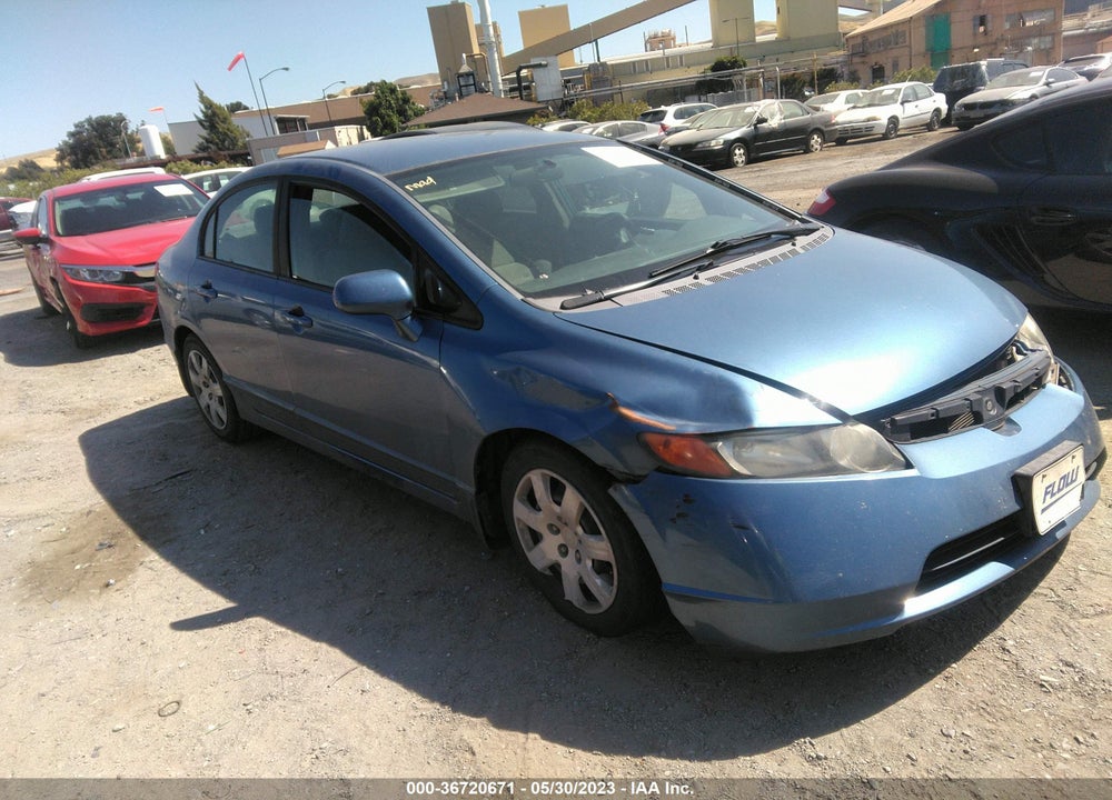 2008 HONDA CIVIC LX VIN: 1HGFA16598L104692