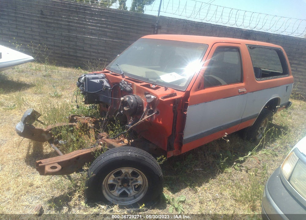 1984 CHEVROLET BLAZER S10 VIN: 1G8CS18B0E8119060