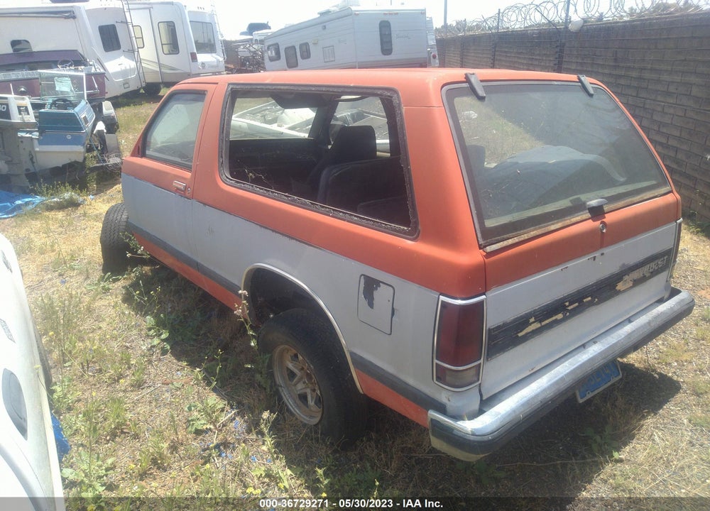 1984 CHEVROLET BLAZER S10 VIN: 1G8CS18B0E8119060
