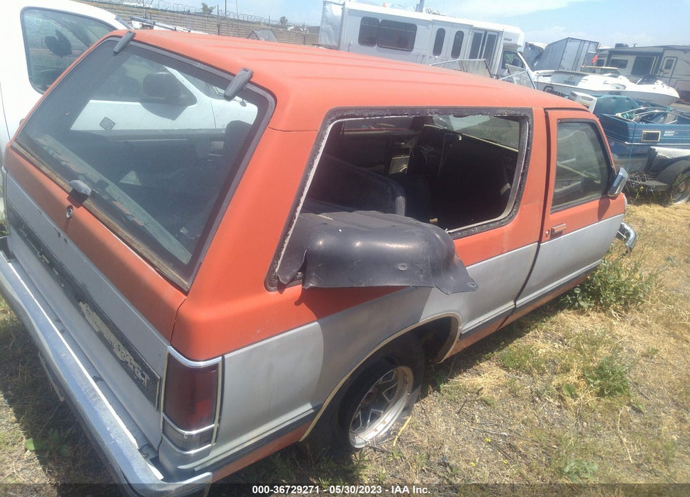 1984 CHEVROLET BLAZER S10 VIN: 1G8CS18B0E8119060