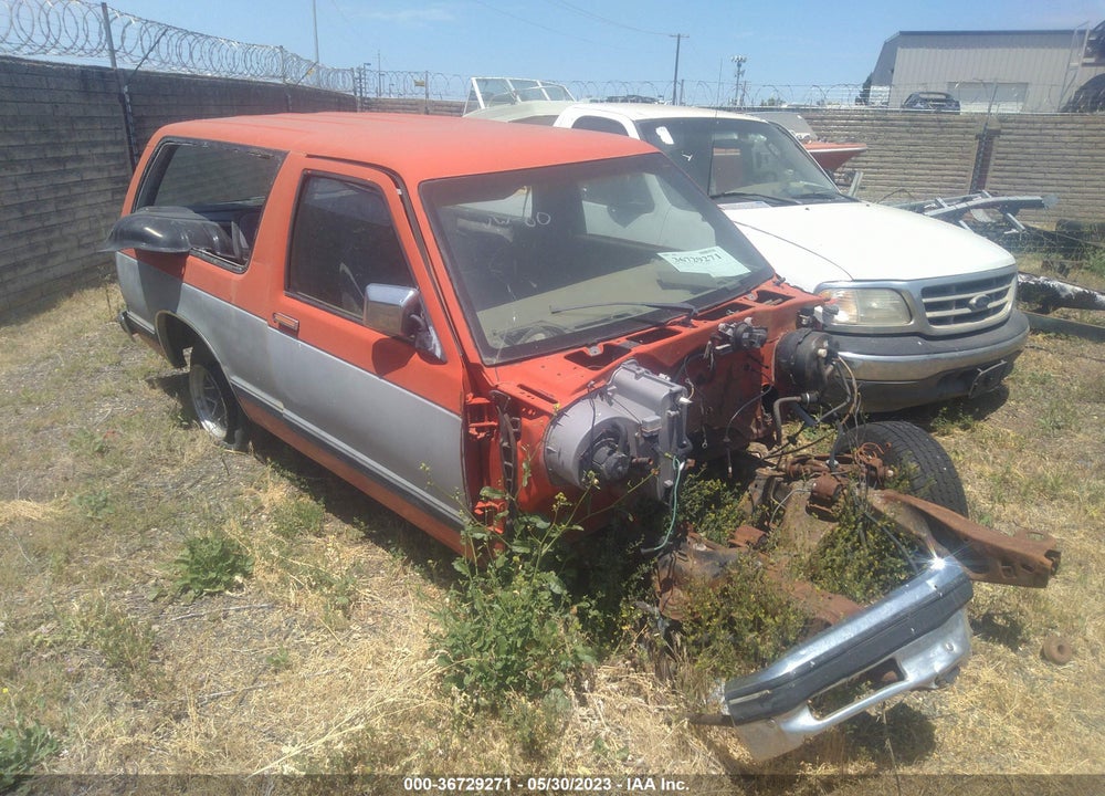1984 CHEVROLET BLAZER S10 VIN: 1G8CS18B0E8119060