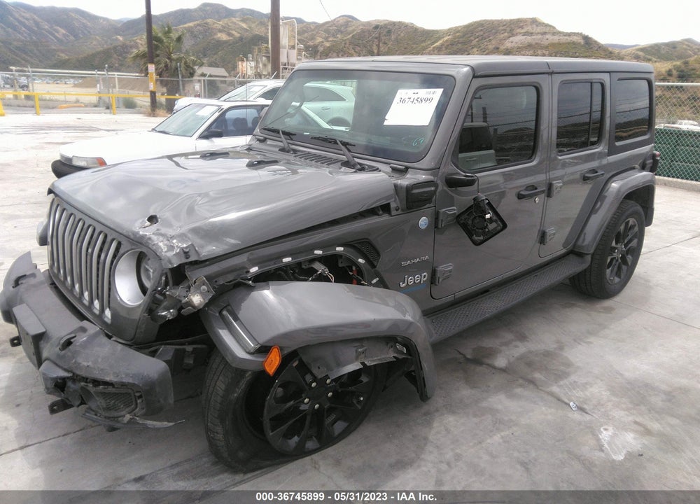 2021 JEEP WRANGLER 4XE UNLIMITED SAHARA 4X4 VIN: 1C4JJXP61MW788939