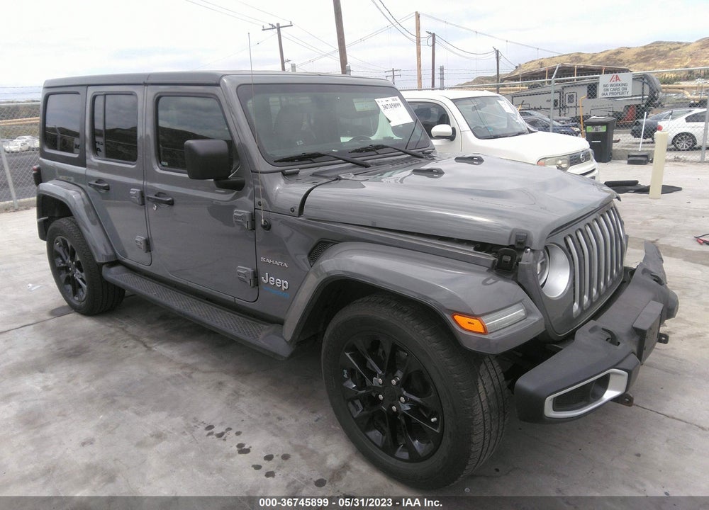 2021 JEEP WRANGLER 4XE UNLIMITED SAHARA 4X4 VIN: 1C4JJXP61MW788939