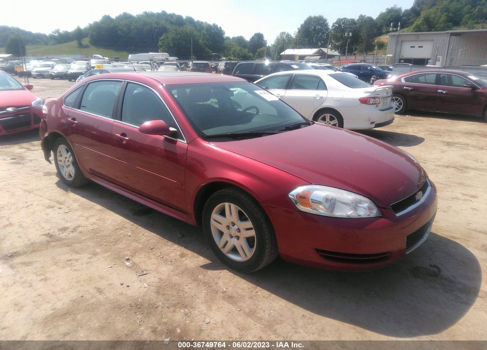2013 CHEVROLET IMPALA LT VIN: 2G1WG5E38D1125708