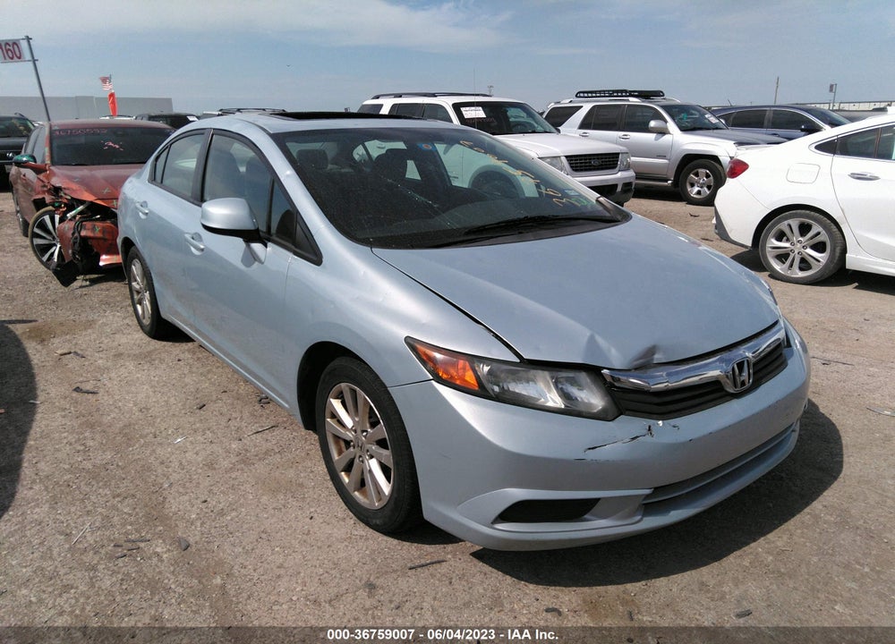 2012 HONDA CIVIC EX VIN: 19XFB2F82CE316010