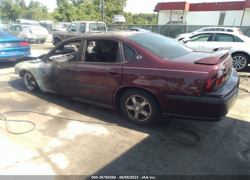 2003 CHEVROLET IMPALA VIN: 2G1WH52K139415149