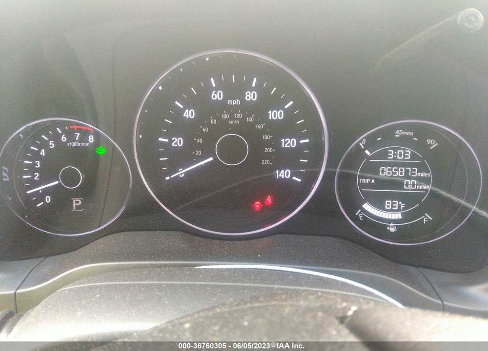 2020 HONDA HR-V AWD SPORT VIN: 3CZRU6H16LM737436