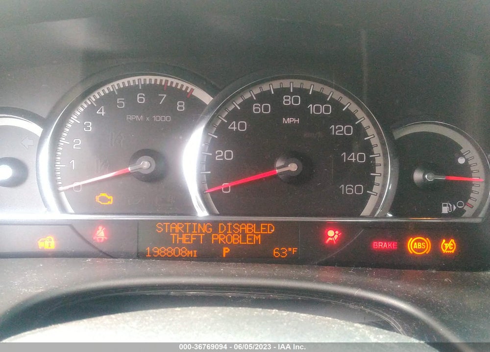 2008 CADILLAC STS V6 VIN: 1G6DW67V380101987