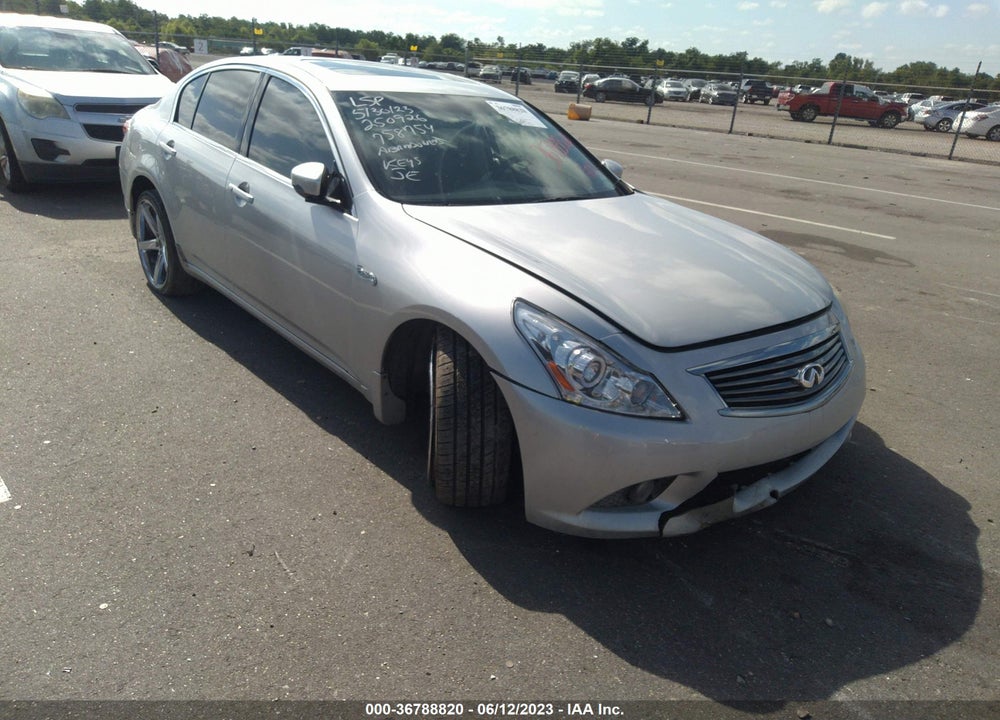 2013 INFINITI G37X VIN: JN1CV6AR3DM758754