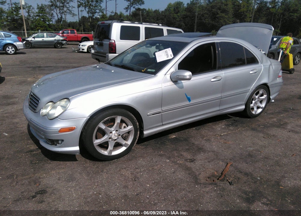 2007 MERCEDES-BENZ C 230 SPORT VIN: WDBRF52H47A951729