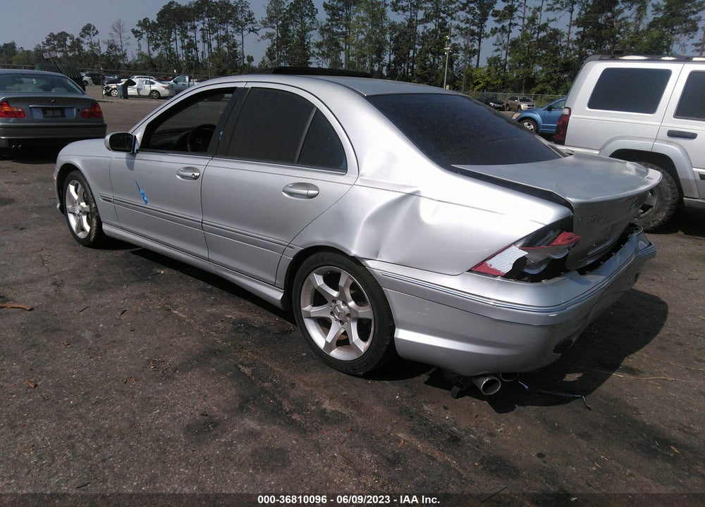 2007 MERCEDES-BENZ C 230 SPORT VIN: WDBRF52H47A951729