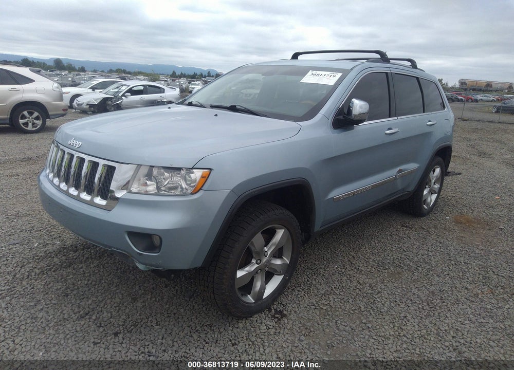 2013 JEEP GRAND CHEROKEE OVERLAND VIN: 1C4RJFCT7DC524165