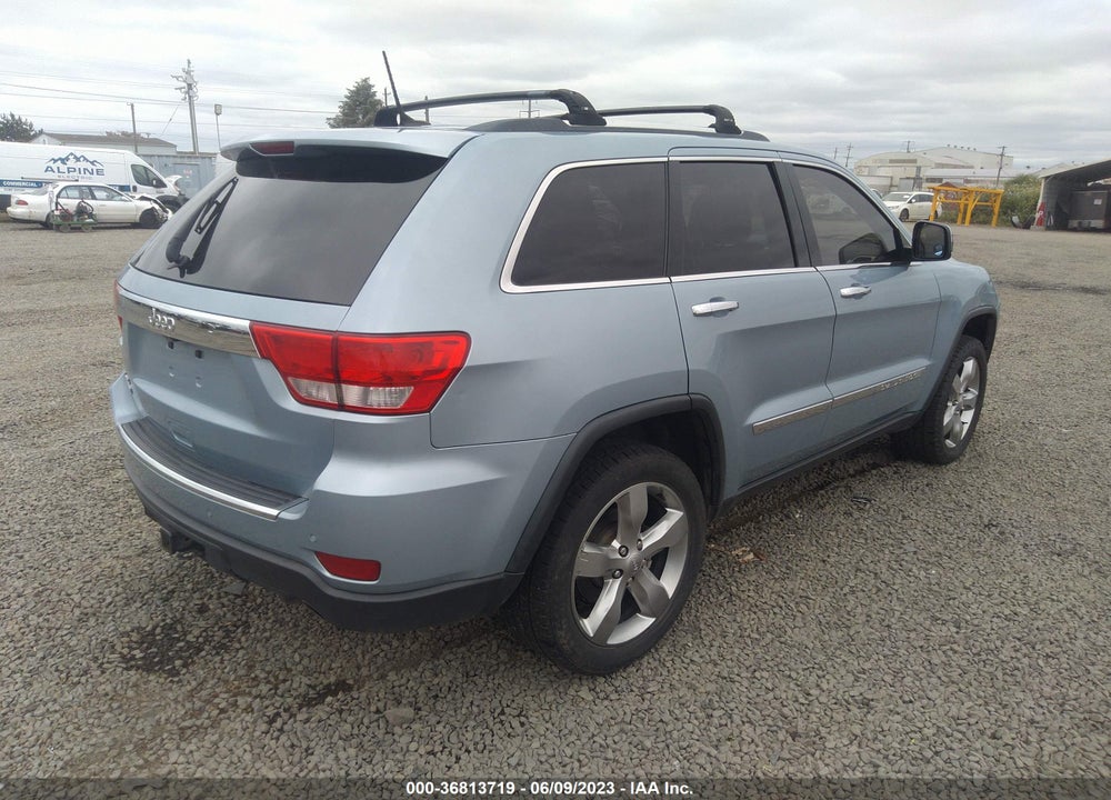 2013 JEEP GRAND CHEROKEE OVERLAND VIN: 1C4RJFCT7DC524165