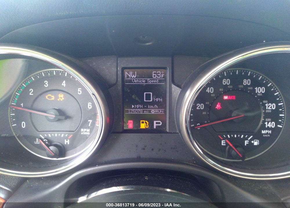 2013 JEEP GRAND CHEROKEE OVERLAND VIN: 1C4RJFCT7DC524165
