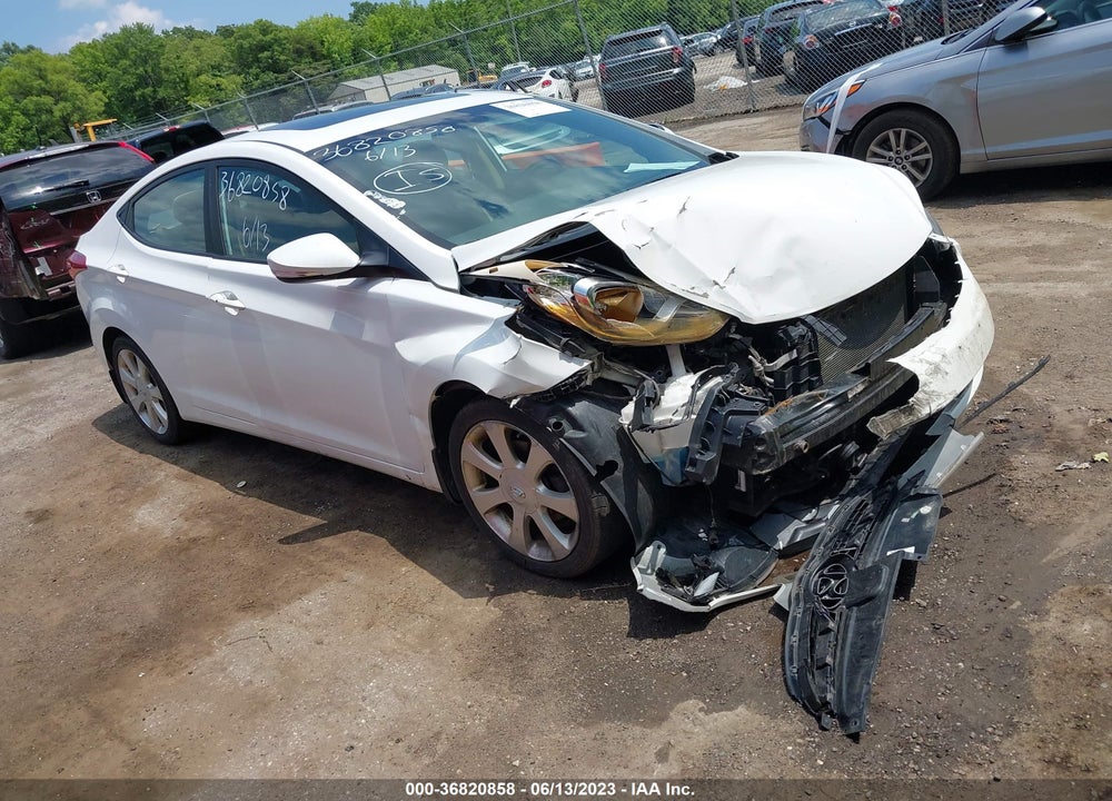 2013 HYUNDAI ELANTRA LIMITED VIN: 5NPDH4AEXDH391646