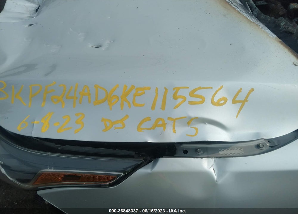 2019 KIA FORTE VIN: 3KPF24AD6KE115564