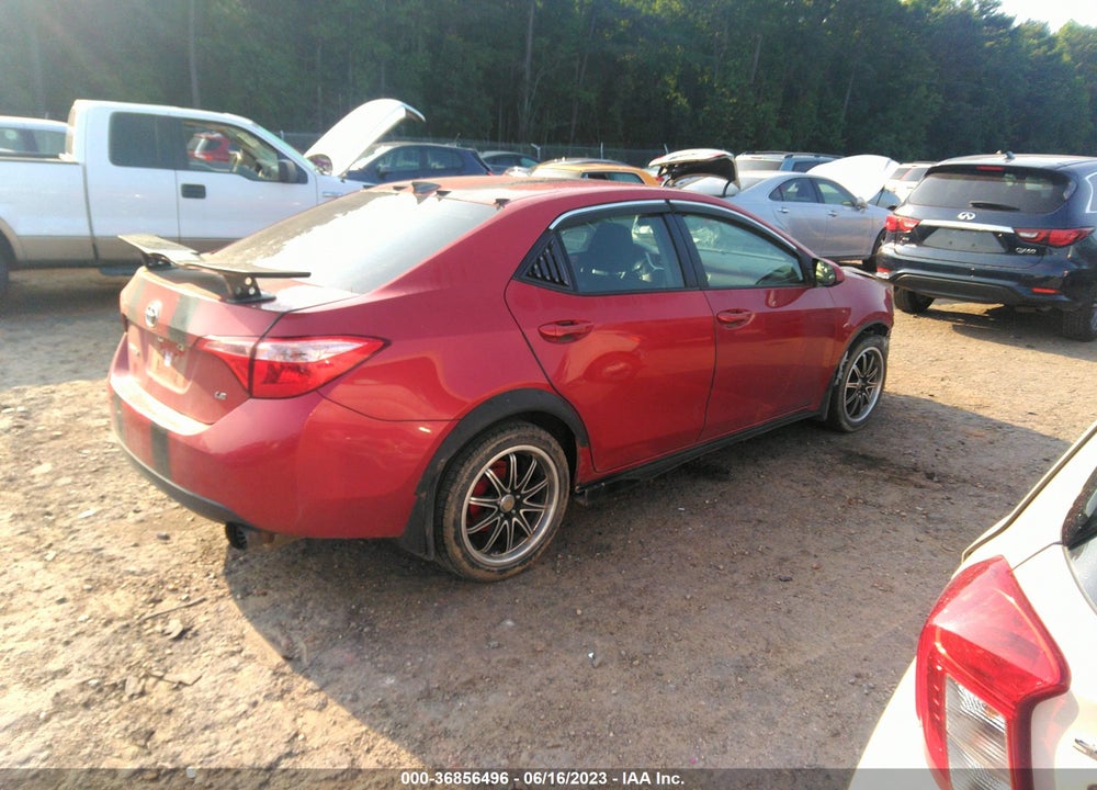2018 TOYOTA COROLLA LE VIN: 5YFBURHE2JP832710