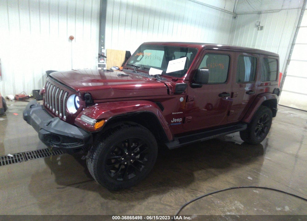 2021 JEEP WRANGLER 4XE UNLIMITED SAHARA 4X4 VIN: 1C4JJXP65MW658582