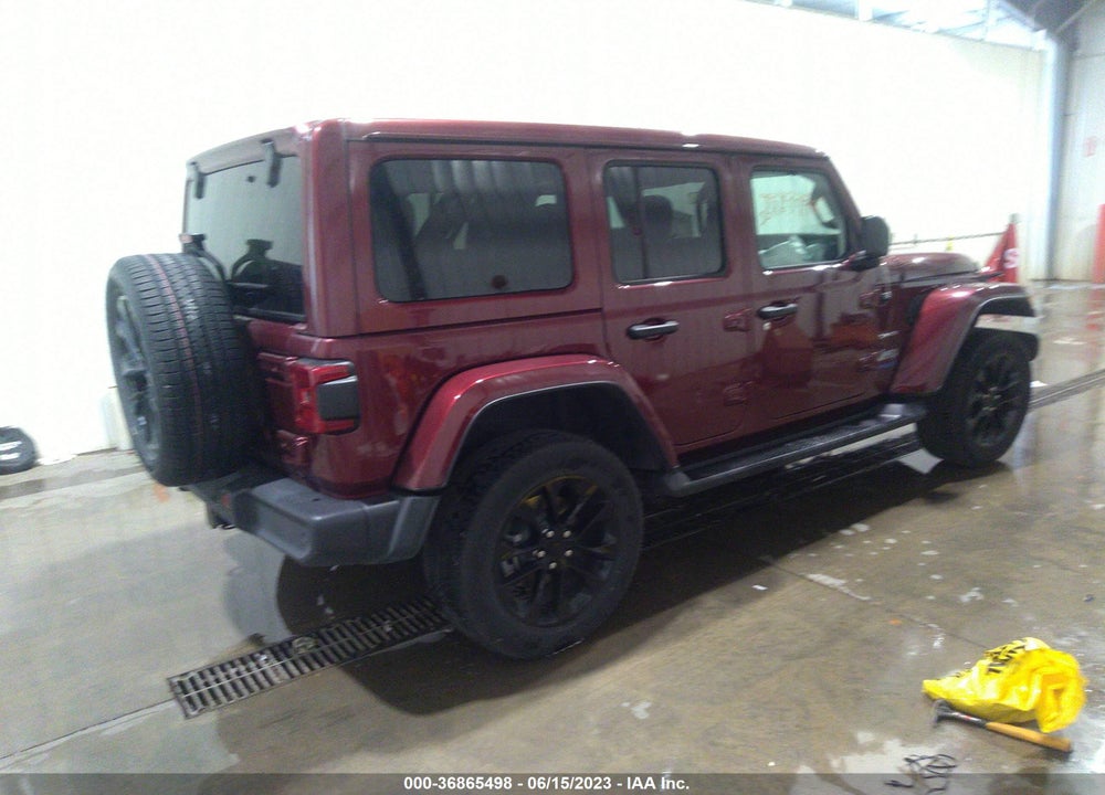 2021 JEEP WRANGLER 4XE UNLIMITED SAHARA 4X4 VIN: 1C4JJXP65MW658582