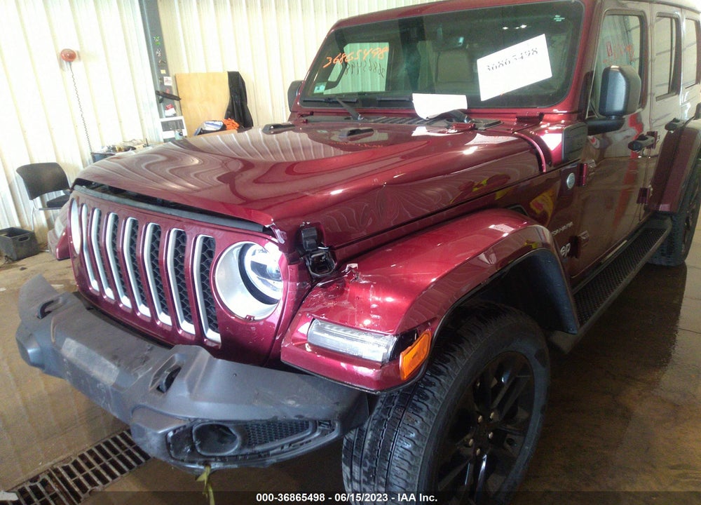 2021 JEEP WRANGLER 4XE UNLIMITED SAHARA 4X4 VIN: 1C4JJXP65MW658582
