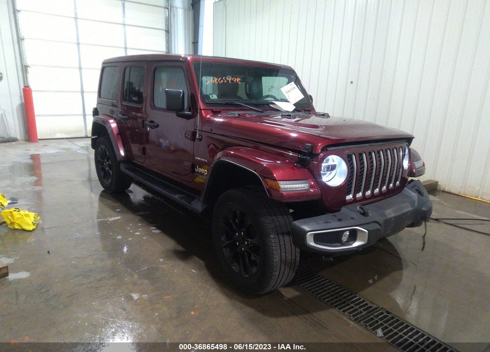 2021 JEEP WRANGLER 4XE UNLIMITED SAHARA 4X4 VIN: 1C4JJXP65MW658582