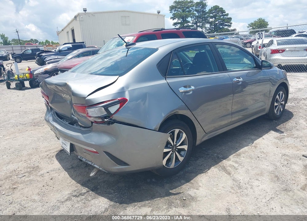 2022 KIA RIO S VIN: 3KPA24AD6NE458177