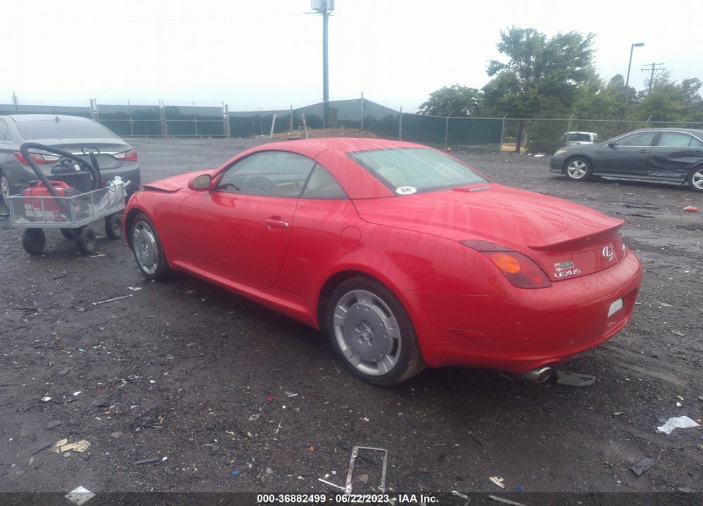 2002 LEXUS SC 430 VIN: JTHFN48Y720030613