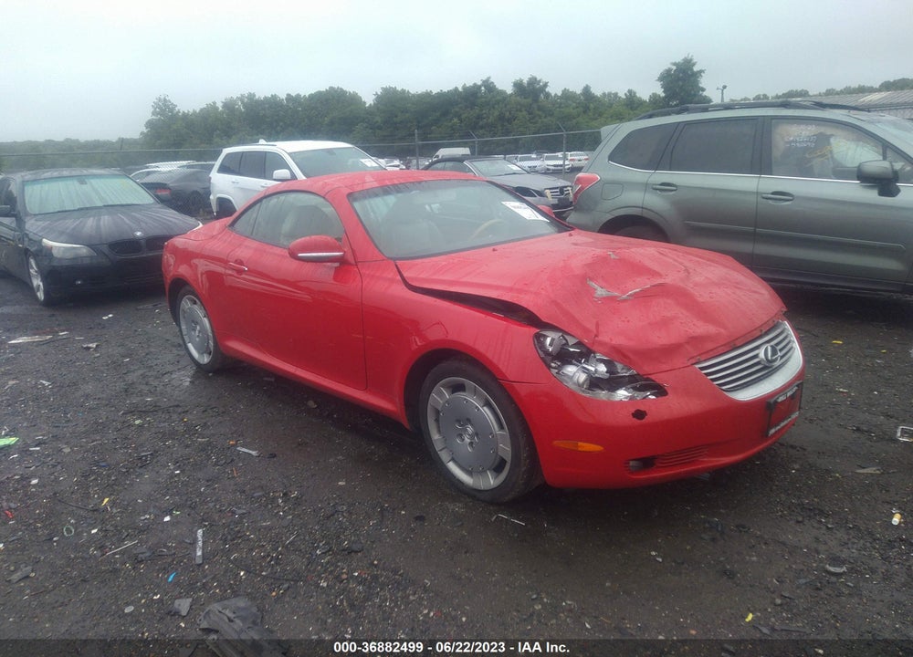 2002 LEXUS SC 430 VIN: JTHFN48Y720030613