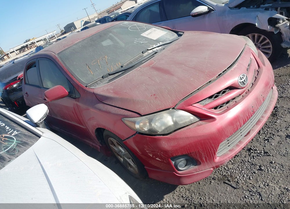 2012 TOYOTA COROLLA S VIN: 5YFBU4EE3CP025753