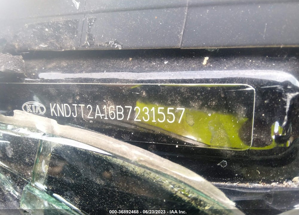 2011 KIA SOUL VIN: KNDJT2A16B7231557