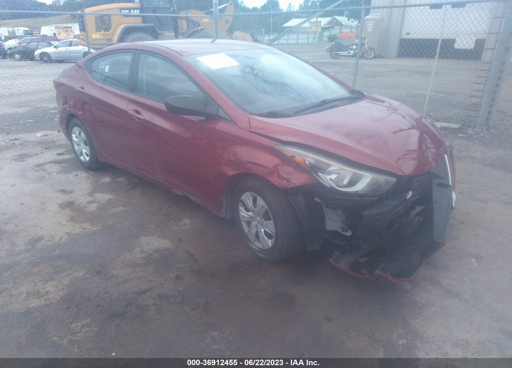2016 HYUNDAI ELANTRA SE VIN: 5NPDH4AE1GH663697