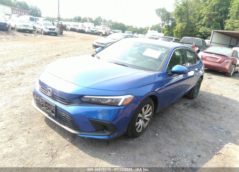 2022 HONDA CIVIC LX VIN: 2HGFE2F23NH507009