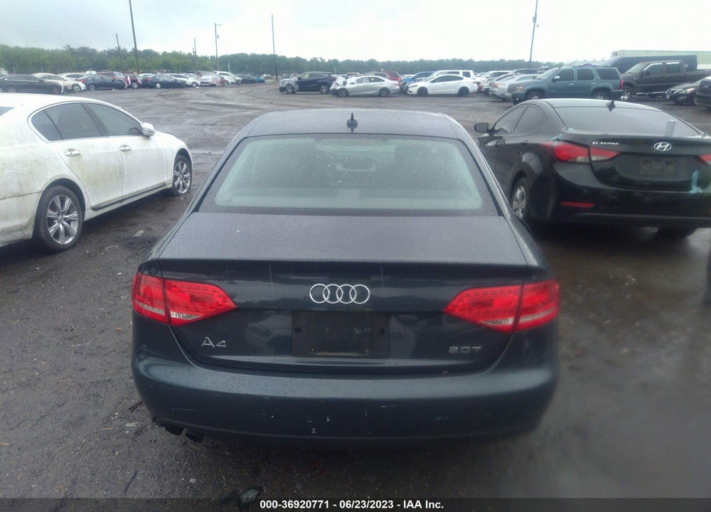 2011 AUDI A4 VIN: WAUEFAFL6BN001684