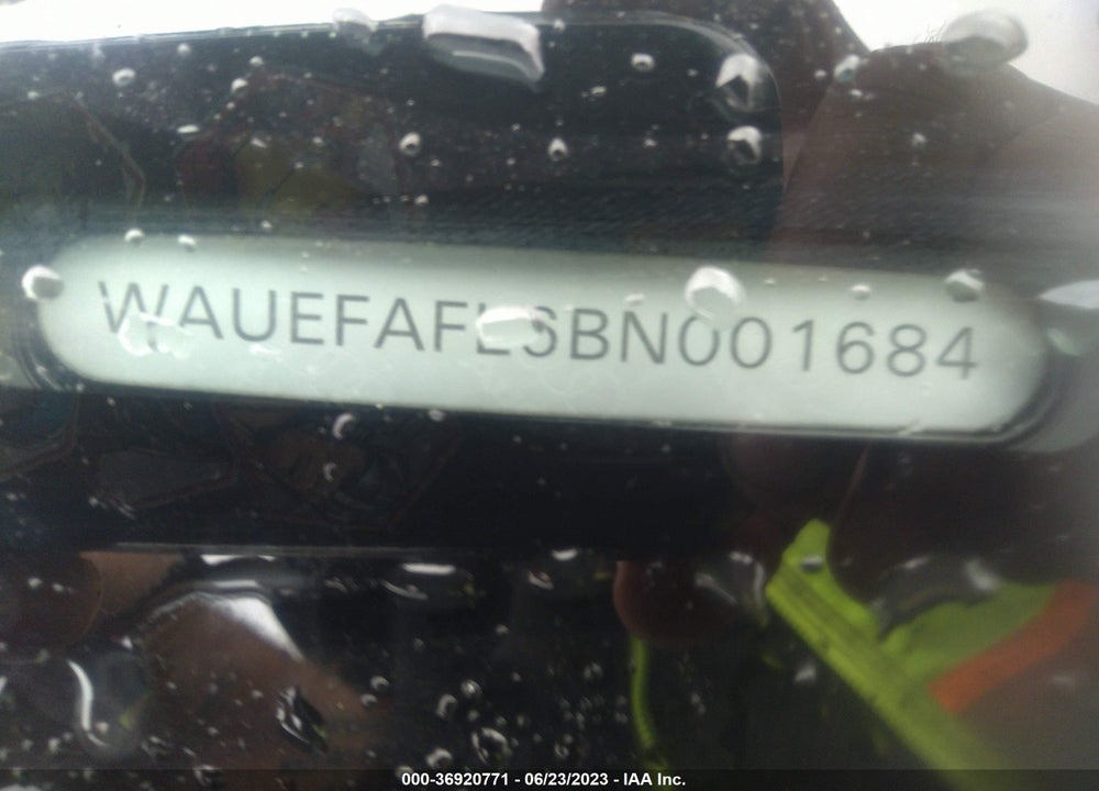 2011 AUDI A4 VIN: WAUEFAFL6BN001684