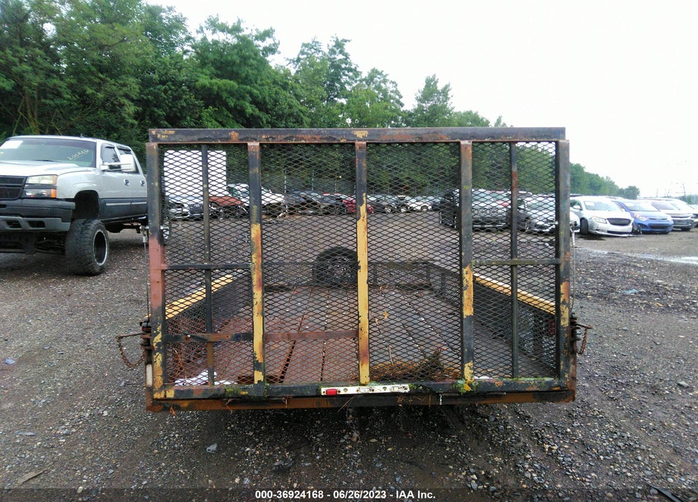 1991 KODIAK 6 X 12 TRAILER WITH 2 WHE VIN: 1VG1K6E17MM124387